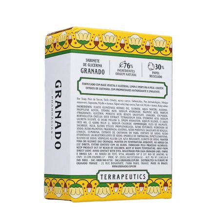 SABONETE GRANADO 90G TERAPEUTICS CASTANHA 360-15