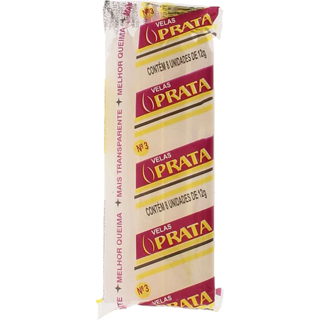 Vela Prata 12g - N. 3