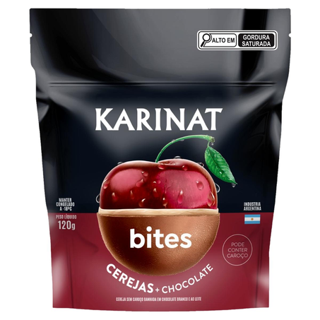 Cereja Karinat 120g - Com Chocolate ao Leite