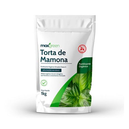 Fertilizante torta mamona maxgreen 1kg