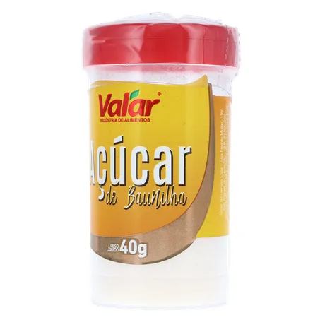 Acucar baunilha valar tubo 40g 360-3