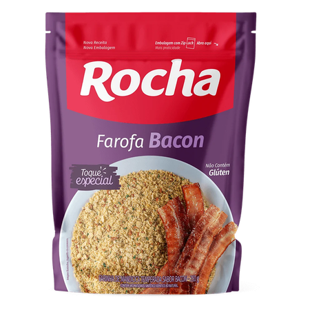 FAROFA ROCHA CASEIRA PC 300 G BACON