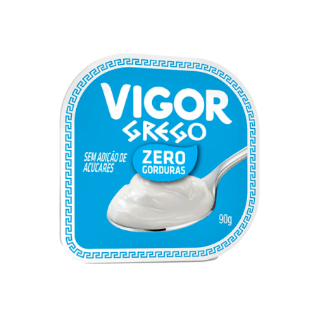 Iogurte vigor grego tradicional zero gordura 90g