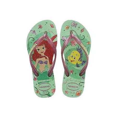 Havaianas slim verde chá 33/34