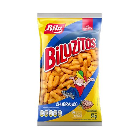 Salgadinho bilu biluzitos churrasco 41g