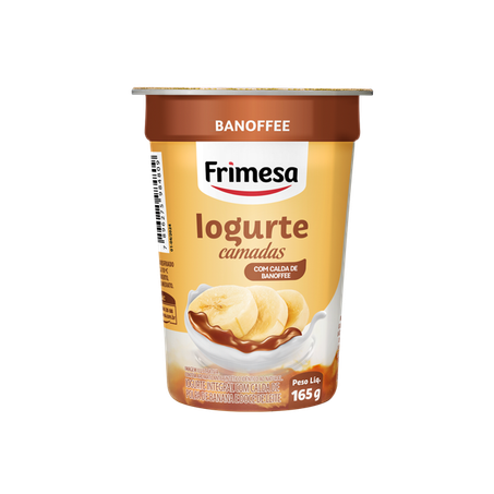 Iogurte Frimesa 130g Bicamada Banofee