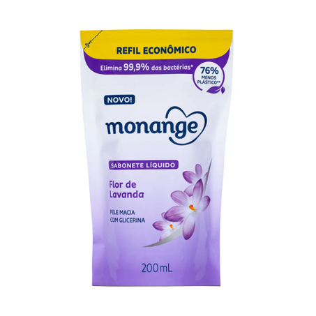SAB.LIQ.MONANGE 200ML FLOR DE LAVANDA REFIL