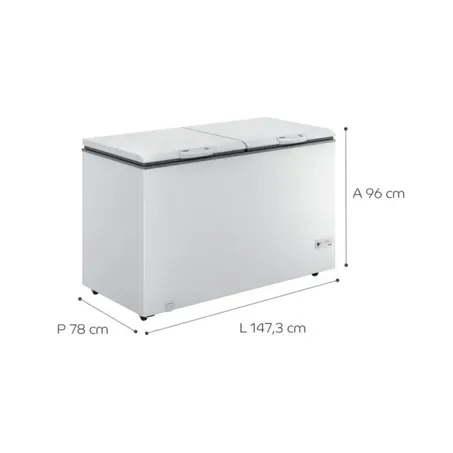 CONSUL FREEZER HORIZONTAL 2P 534L 220V CHB53EBBNA  360-4