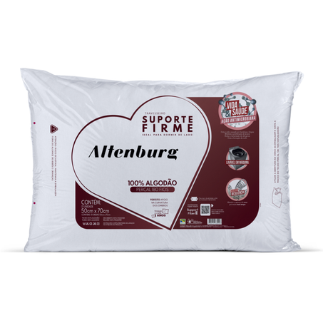 TRAVESSEIRO ALTENBURG SUPORTE FIRME 50X70