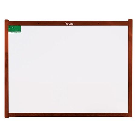 QUADRO BRANCO 120 X 90CM MOLDURA DE MADEIRA MOGNO SOUZA 2012