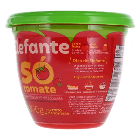 EXTRATO TOMATE ELEFANTE SÓ TOMATES POTE 300G 360-6
