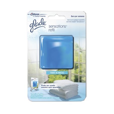 DESODORIZADOR GLADE SENS.GLASS TOQUE MACIEZ 8G