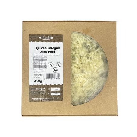 Quiche Integral Alho Poró 420g