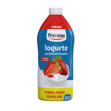 Iogurte frimesa morango embalagem familia 1,250g