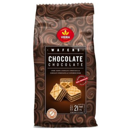 Waffer português vieira chocolate 125g