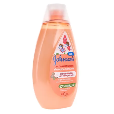 Shampoo Johnsons Baby Cabelos Cacheados Embalagem 400ML 360-32