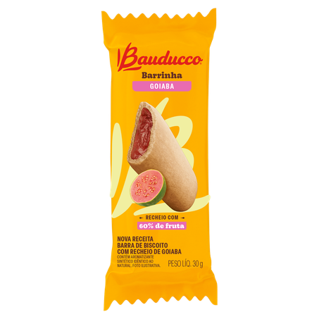 Biscoito doce maxi goiabinha bauduco 30g