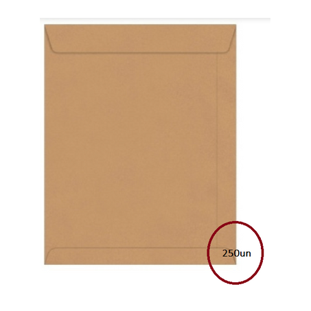 ENVELOPE KRAFT 24X34 80G C/250UN FORONI 1034