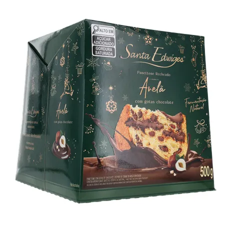 PANETONE STA EDWIGES AVELÃ GOTAS DE CHOCOLATE 500G 360-34