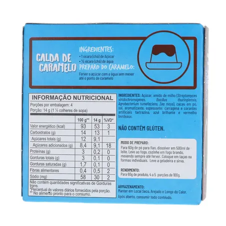 Flan Apti Sabor Chocolate Caixa 60gr 360-19
