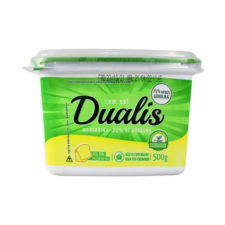 MARGARINA C/SAL 20%LIP DUALIS 500G