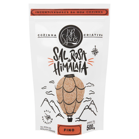 Sal Rosa do Himalaia BR Spices 500g - Fino