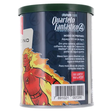 MISTURA CAPPUCCINO MELITTA CHOCOLATE 200G 360-9