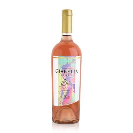Vinho giaretta reserva bella merlot rose bella 750ml