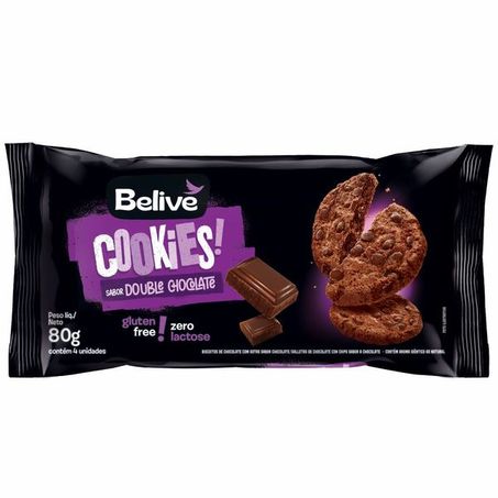 Cookies Belive Double Chocolate 80g