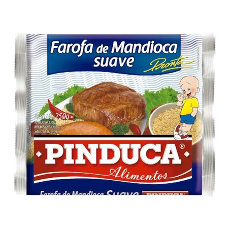 Farofa de mandioca pinduca suave 250g