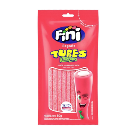 BALA FINI 80G TUBINHOS CITRICO