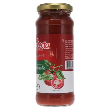 Molho De Tomate Predilecta Premium c Manjericao 340g 360-6