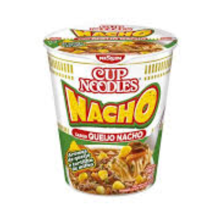 Macarrao instantaneo nissin 68g cup noodles queijo nacho