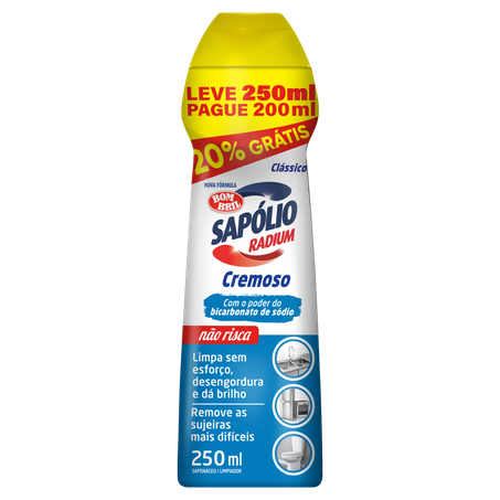 Saponaceo Radium Cremoso 300ml 20% Gratis Original