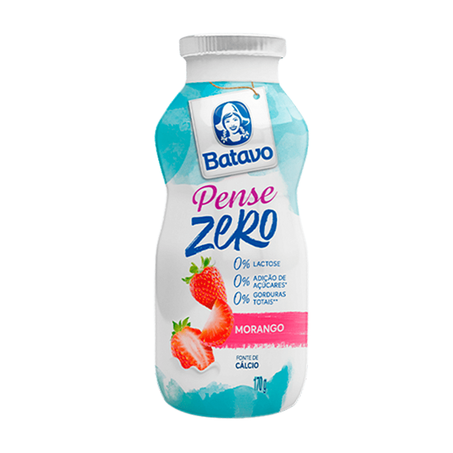 IOGURTE BATAVO PENSE ZERO MORANGO 170G