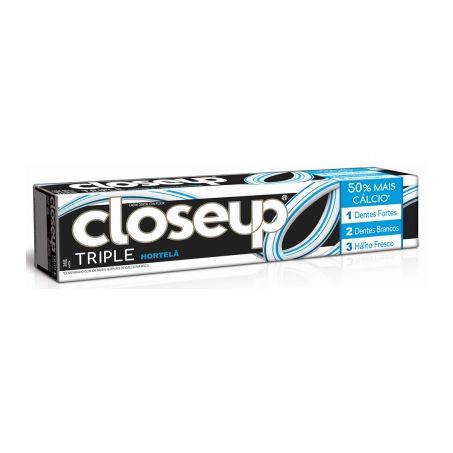 Creme Dental Close Up Triple Hortelã Embalagem 90G