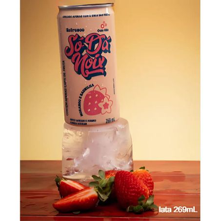 REFRESCO MORANGO BAUNILHA 269ML - SODA NOIX
