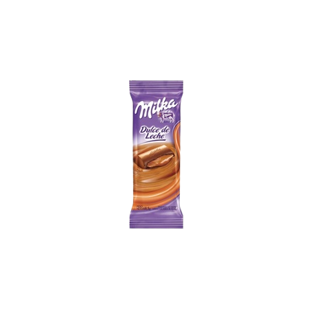 CHOCOLATE MILKA 67.5G AO LEITE RECHEADO DOCE DE LEITE