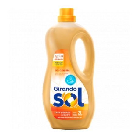 Sabão Líquido Girando Sol Glicerina Embalagem 2LT