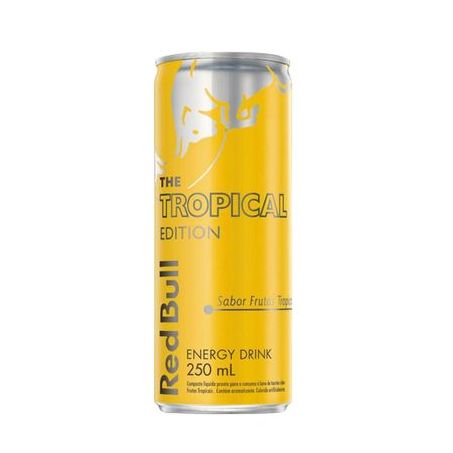 Pack energetico red bull c/4un 250ml tropical