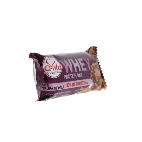 Barra whey protein qvita trufa de avelã 40g 360-30