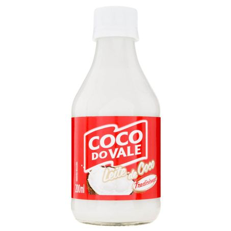 LEITE COCO COCO DO VALE VIDRO TRADICIO VD.200ML