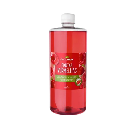 SABONETE LIQUIDO FRUTAS VERMELHAS DENOMAX 1 L     