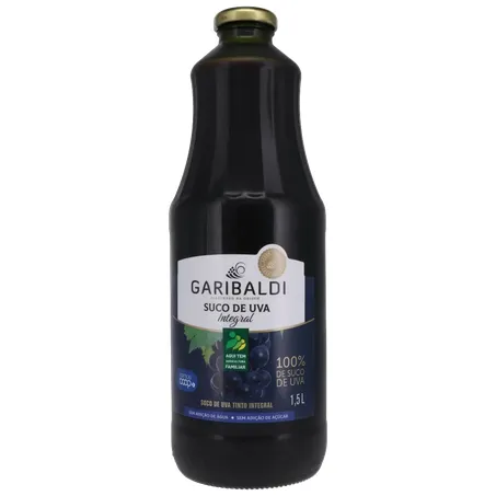 SUCO INTEGRAL GARIBALDI UVA TINTO GARRAFA 1,5L 360-1