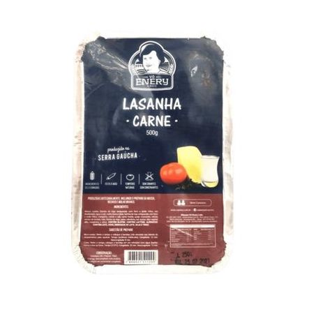 Lasanha Vó Enery carne 500g