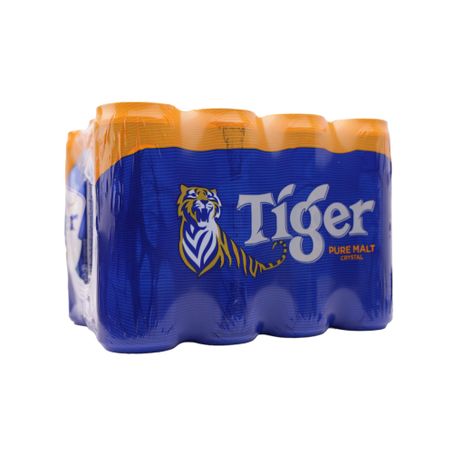 Cerveja Tiger Puro Malte Crystal Lata 350ml - Pacote com 12un - 4.2lt 360-26