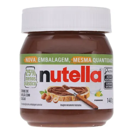 Creme Nutella avelã com cacau 140g 360-0