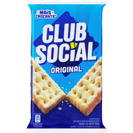 Biscoito Club Social 144g - Tradicional