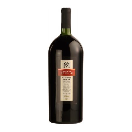 VINHO TINTO MEIO SECO CABERN SAUV MERLOT MAI D VIL 1,5LT
