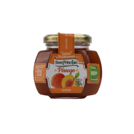GELEIA TRADICIONAL DE PESSEGO 250G BOM PRINCIPIO
